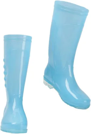1Pair High Rain Boots for Women Non Skid Outdoor Footwear Slip Design for Rainy Days Comfortable and Candy