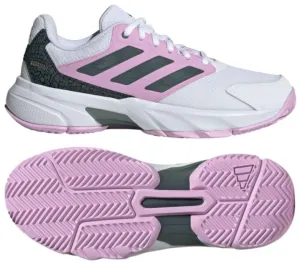 ADIDAS CourtJam Control 3 Womens All Court Shoes - Bronze Strata / Legend Ink / Bliss Lilac