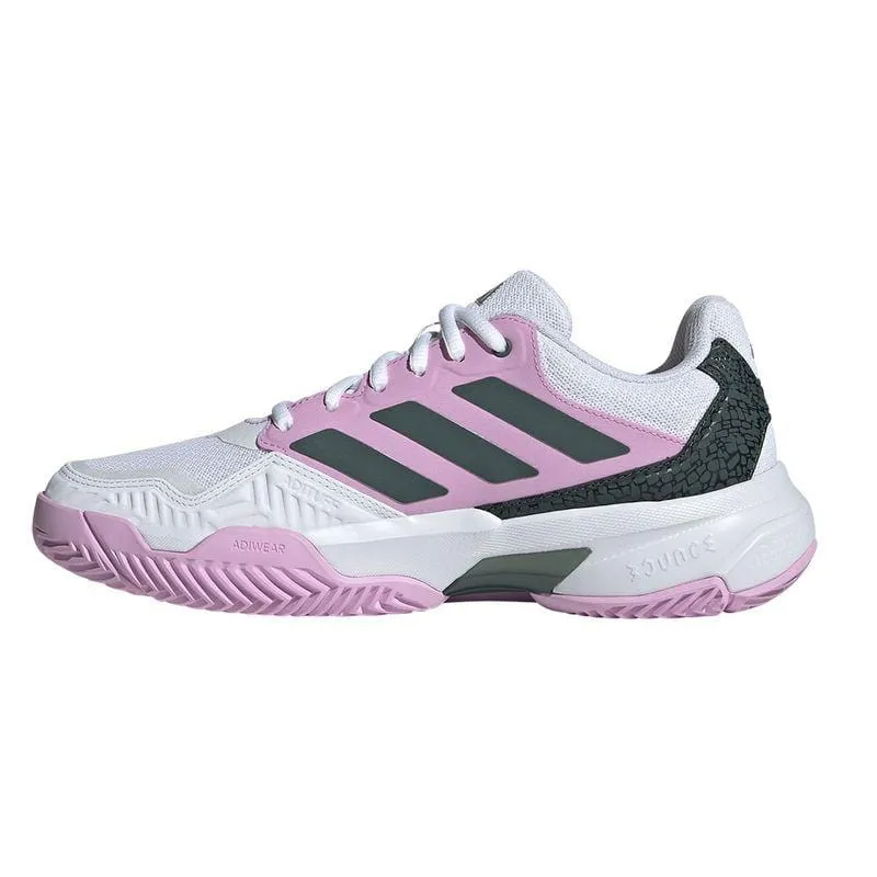 ADIDAS CourtJam Control 3 Womens All Court Shoes - Bronze Strata / Legend Ink / Bliss Lilac