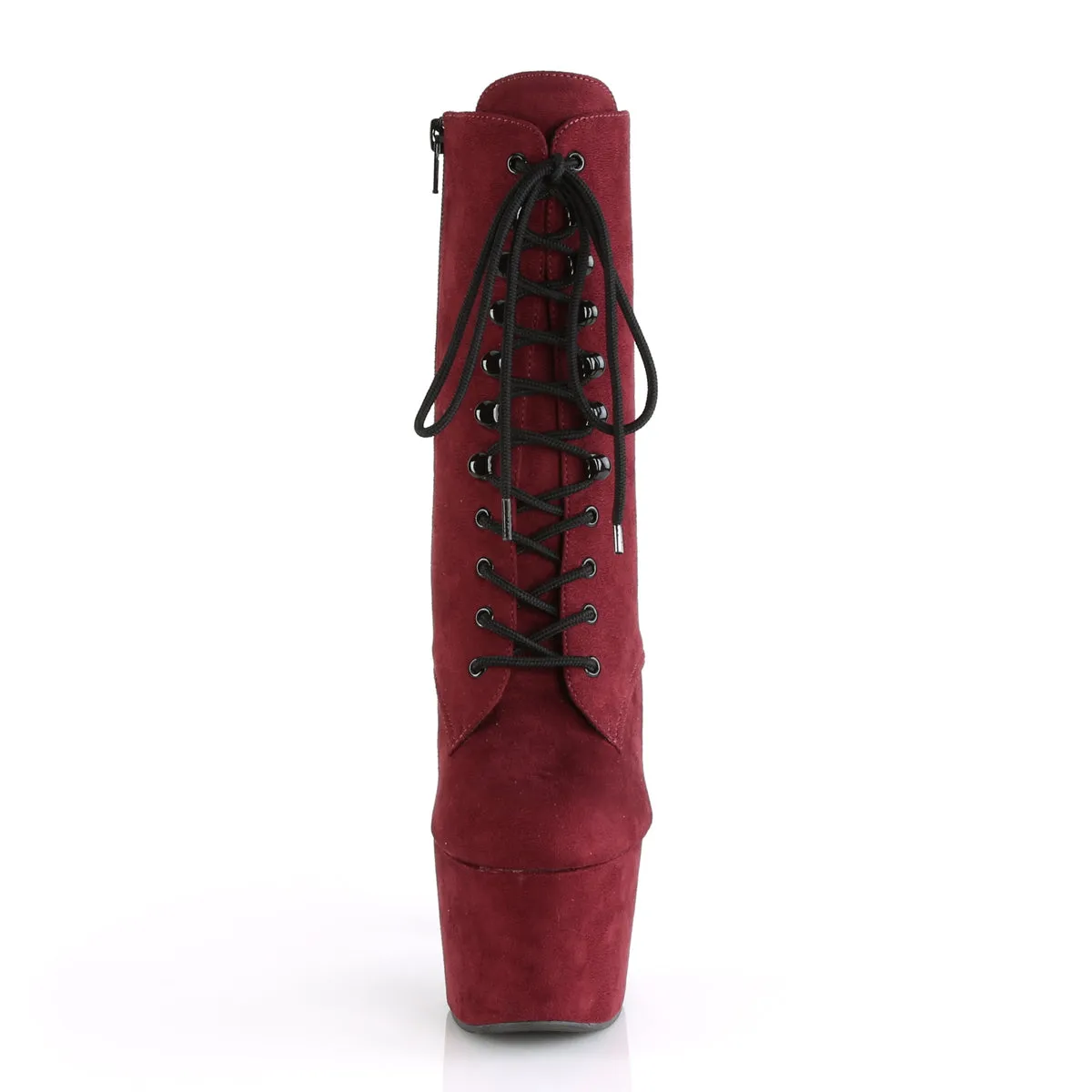 ADORE-1020FS Pleaser Burgundy Sexy Platform Shoes (Pole Dancing Heels)