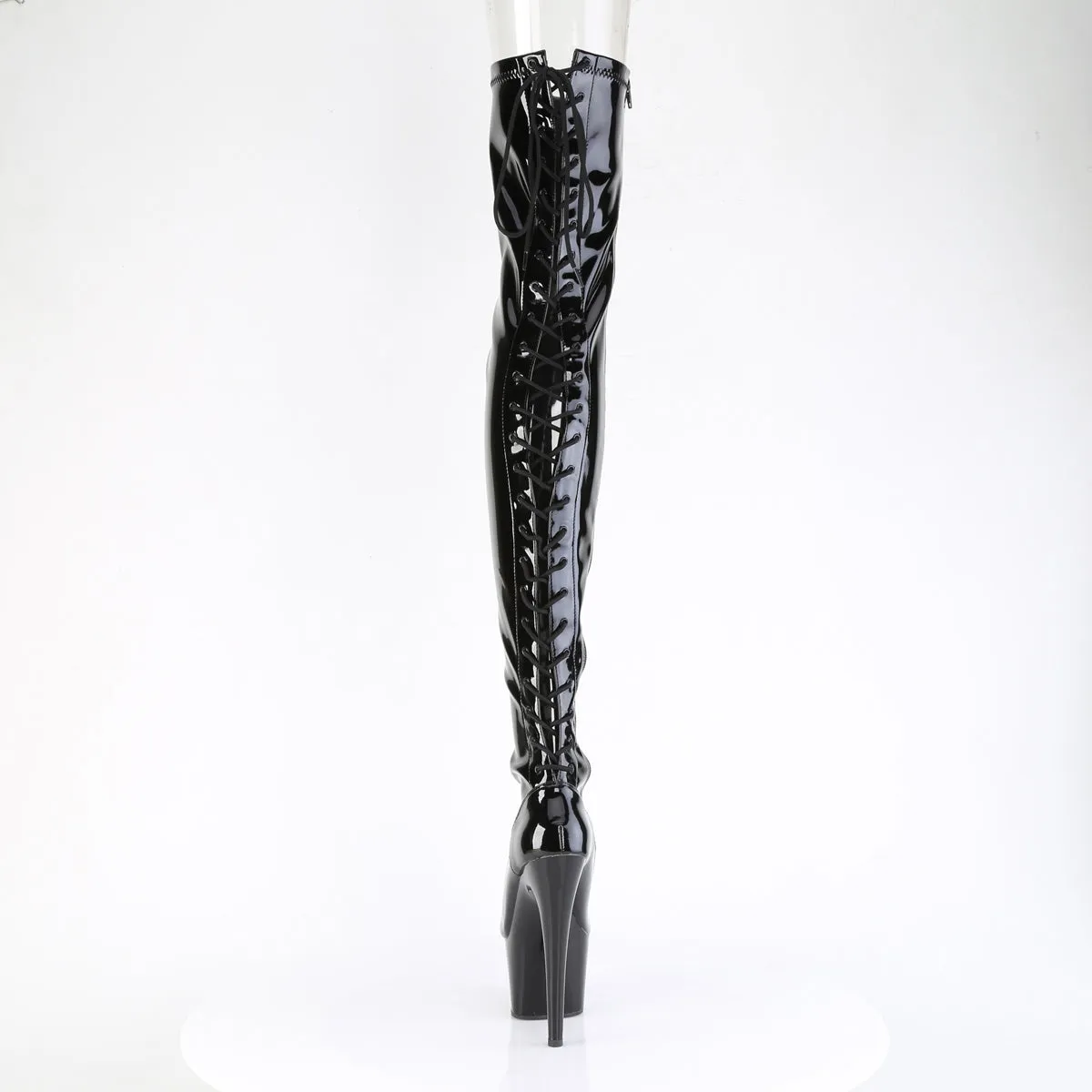 ADORE-3850 Pleaser Black Patent Sexy Platform Shoes (Pole Dancing Heels)