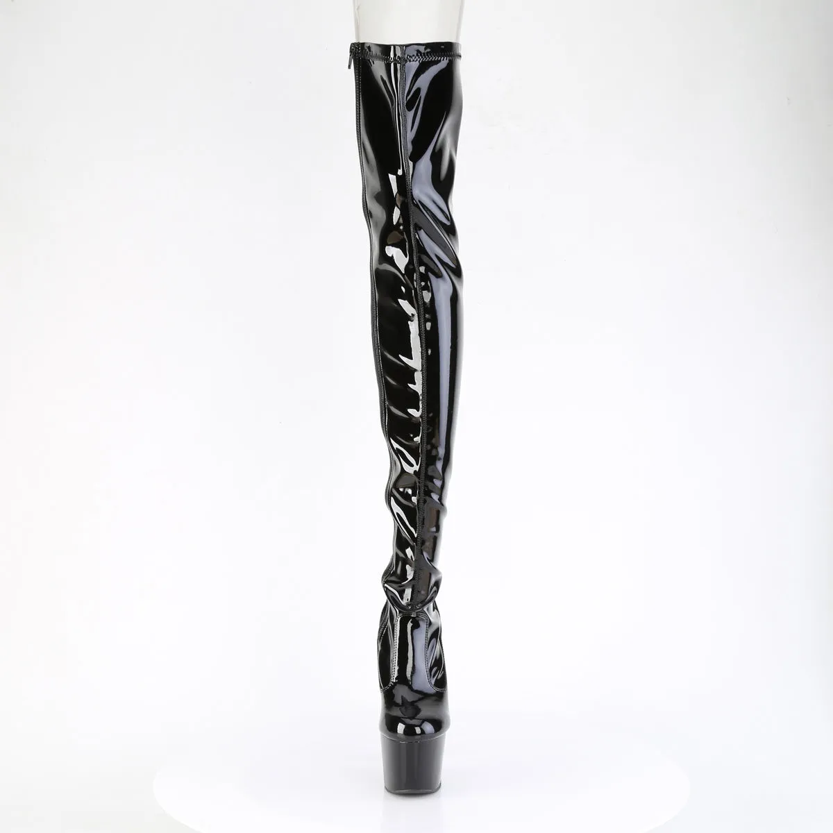 ADORE-3850 Pleaser Black Patent Sexy Platform Shoes (Pole Dancing Heels)