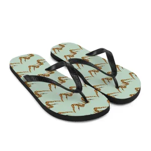 Animal Print Teaser Flip-Flops