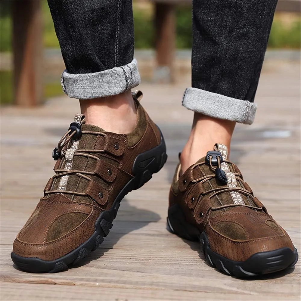 Asifn Men's Outdoor Hiking Shoes Trekking Fashion Lightweight Climbing Adventure Sports Water Shoes Rubber Non-Slip Soft Breathable Driving Shoes