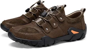 Asifn Men's Outdoor Hiking Shoes Trekking Fashion Lightweight Climbing Adventure Sports Water Shoes Rubber Non-Slip Soft Breathable Driving Shoes
