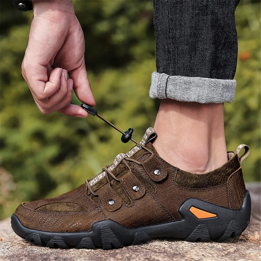 Asifn Men's Outdoor Hiking Shoes Trekking Fashion Lightweight Climbing Adventure Sports Water Shoes Rubber Non-Slip Soft Breathable Driving Shoes