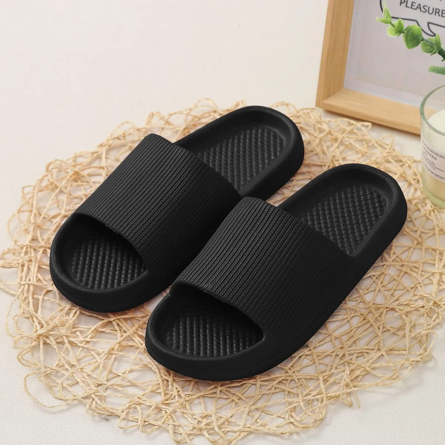 Bath Slippers Women's Slippers with Arch Support Shower Shoes Quick Drying Sandals Indoor and Outdoor
