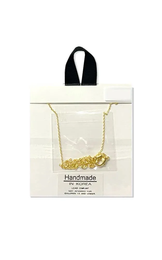 BJNA401GD Gold "Desert Nights" Desert Circle Necklace