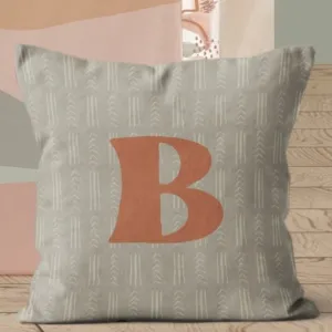 Boho Desert Hashes Personalized Nursery Pillow