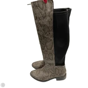 Boots Knee Heels By Corkys In Snakeskin Print, Size: 7