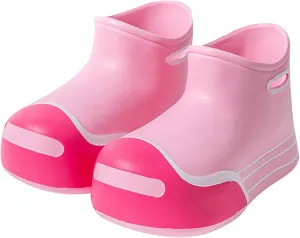 Boys Girls Soft Cute Rain Boots Big Kids Children Rain Boots Portable Comfortable Anti Slip Rainy Girls Leather Shoes