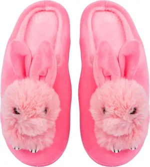 Brauch Women's Pink Rabbit Winter Slippers