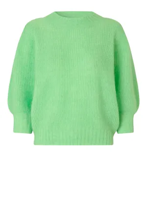 Brooky Knit Puff SS - Absinthe Green