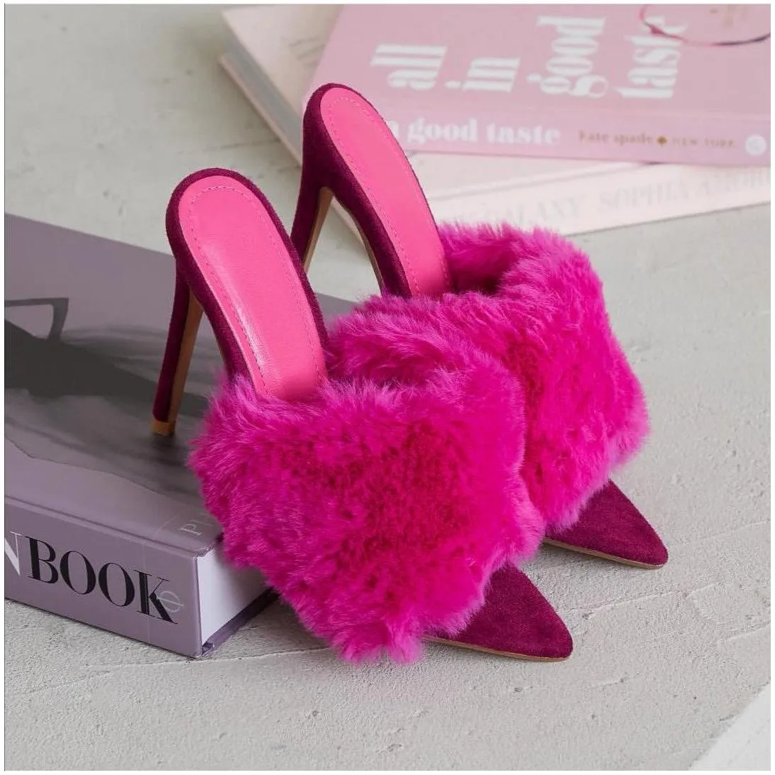 Bunny fluffy shoes