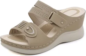 Ciuyurra Women Arch Support Slide Sandals