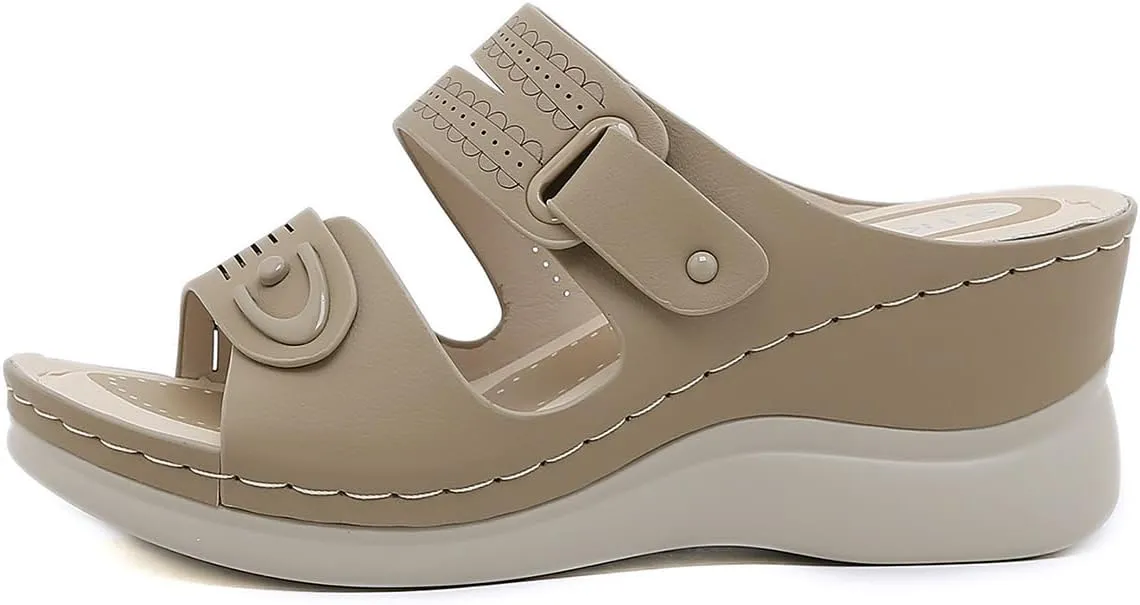 Ciuyurra Women Arch Support Slide Sandals