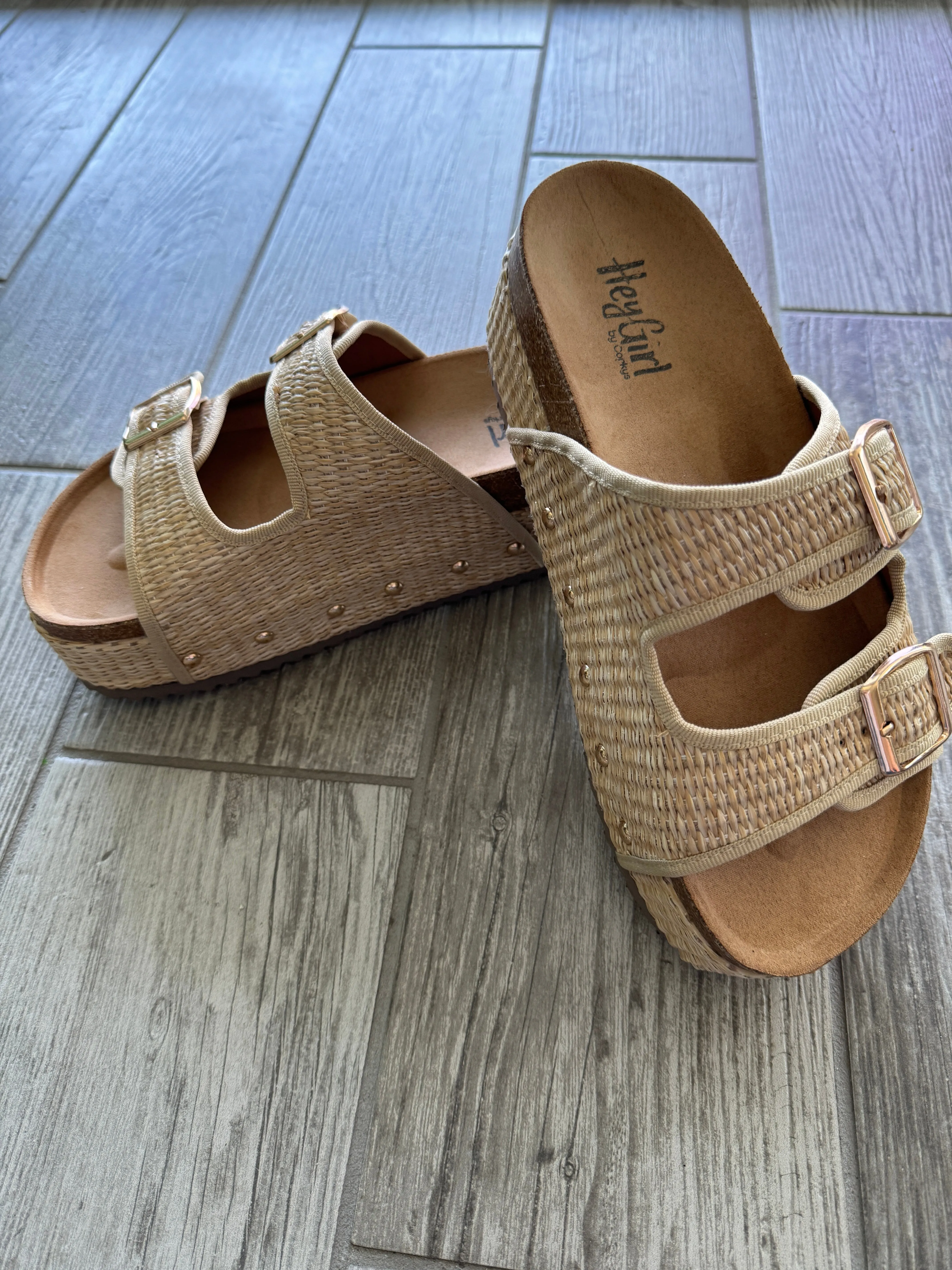 Corkys Wannabe Double Strap Sandals