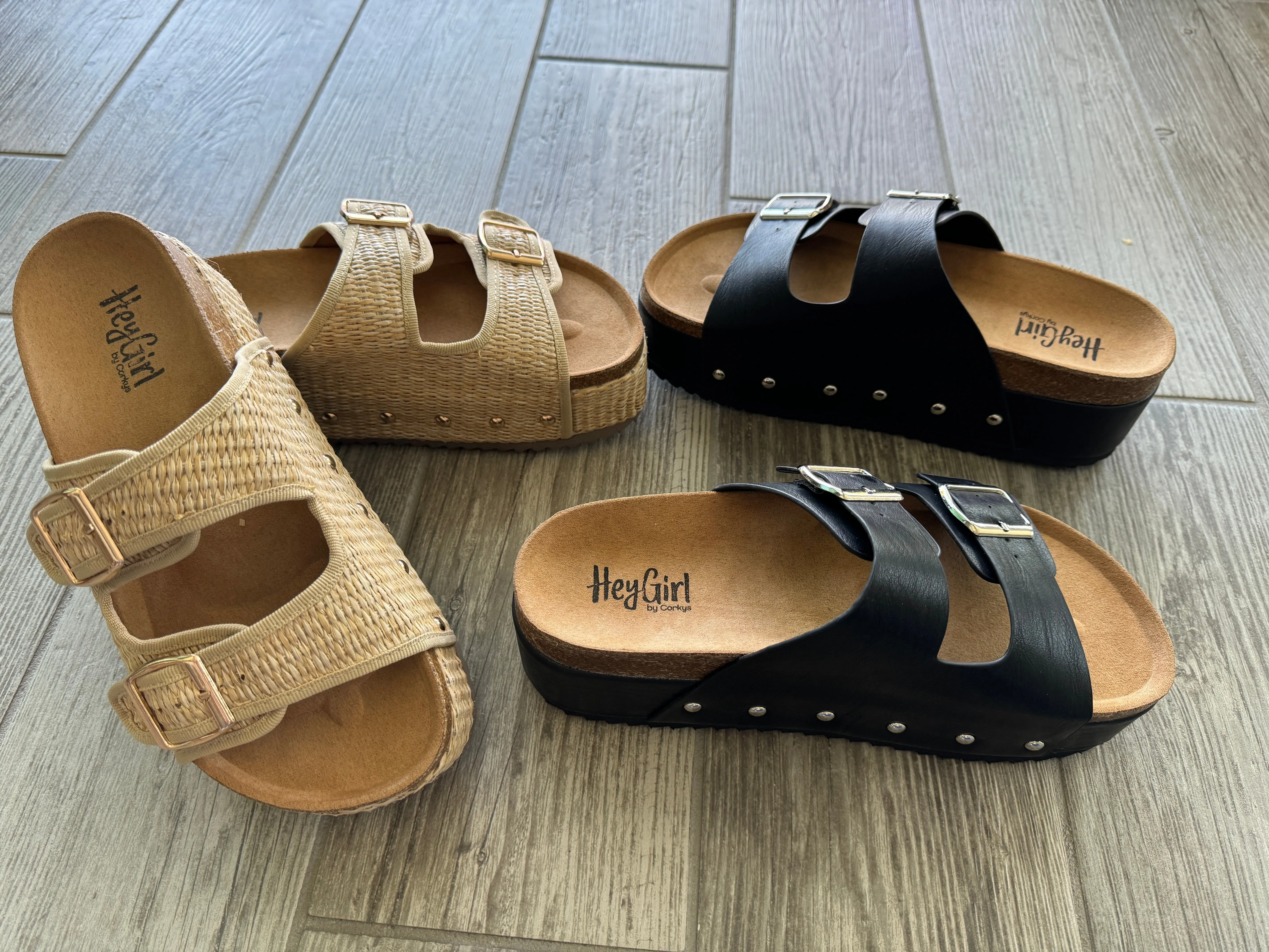 Corkys Wannabe Double Strap Sandals