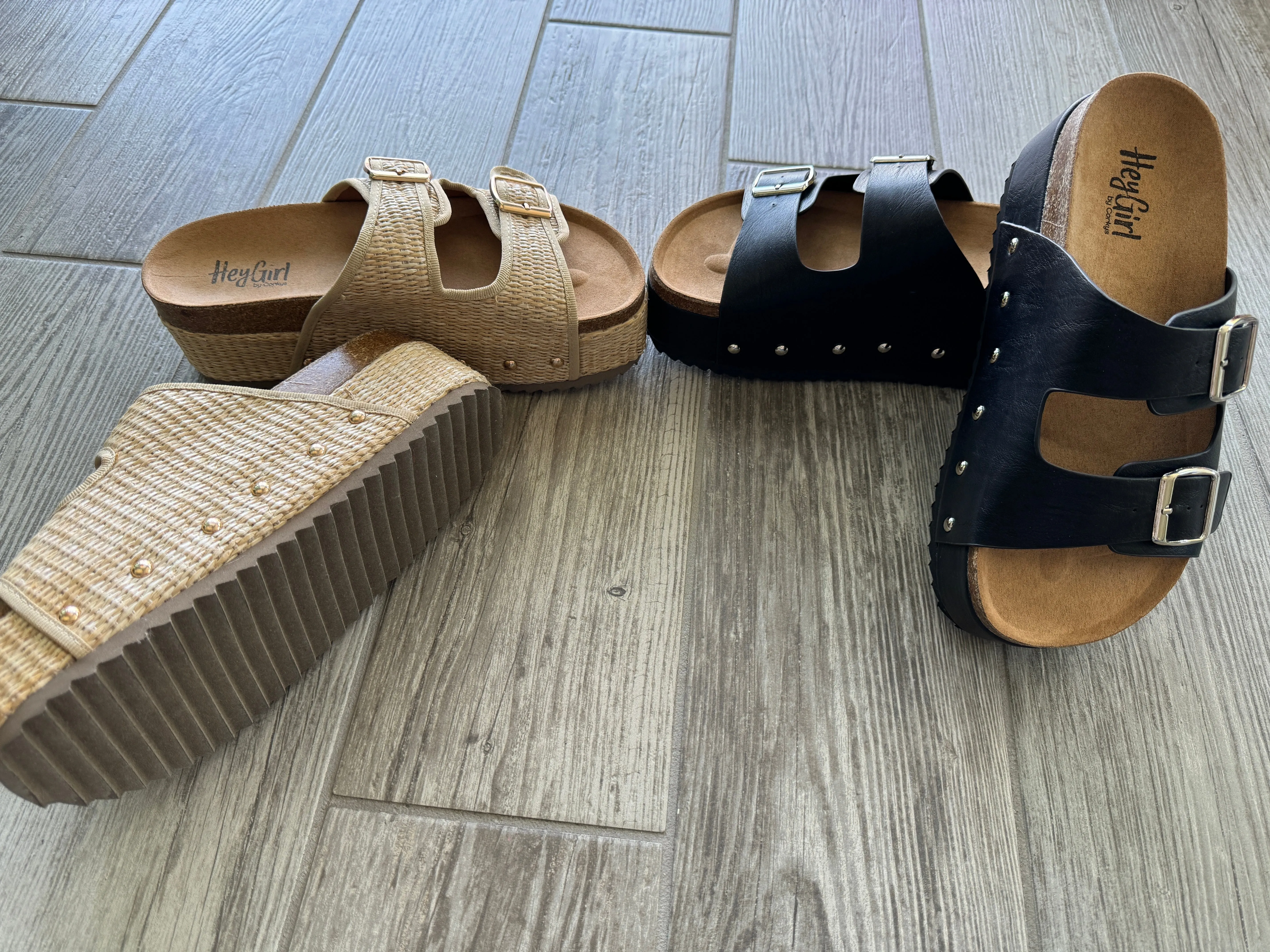 Corkys Wannabe Double Strap Sandals