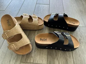 Corkys Wannabe Double Strap Sandals