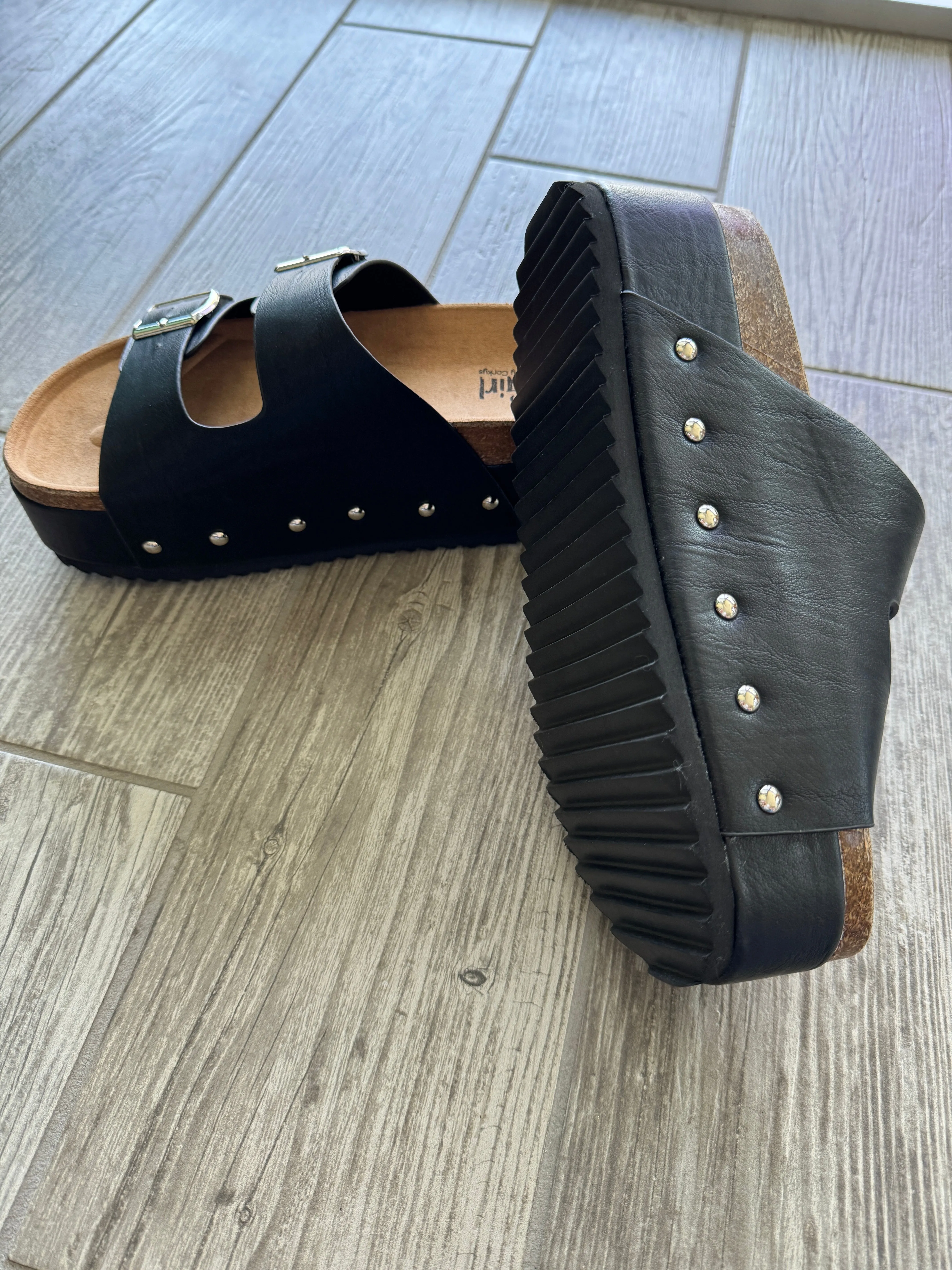 Corkys Wannabe Double Strap Sandals