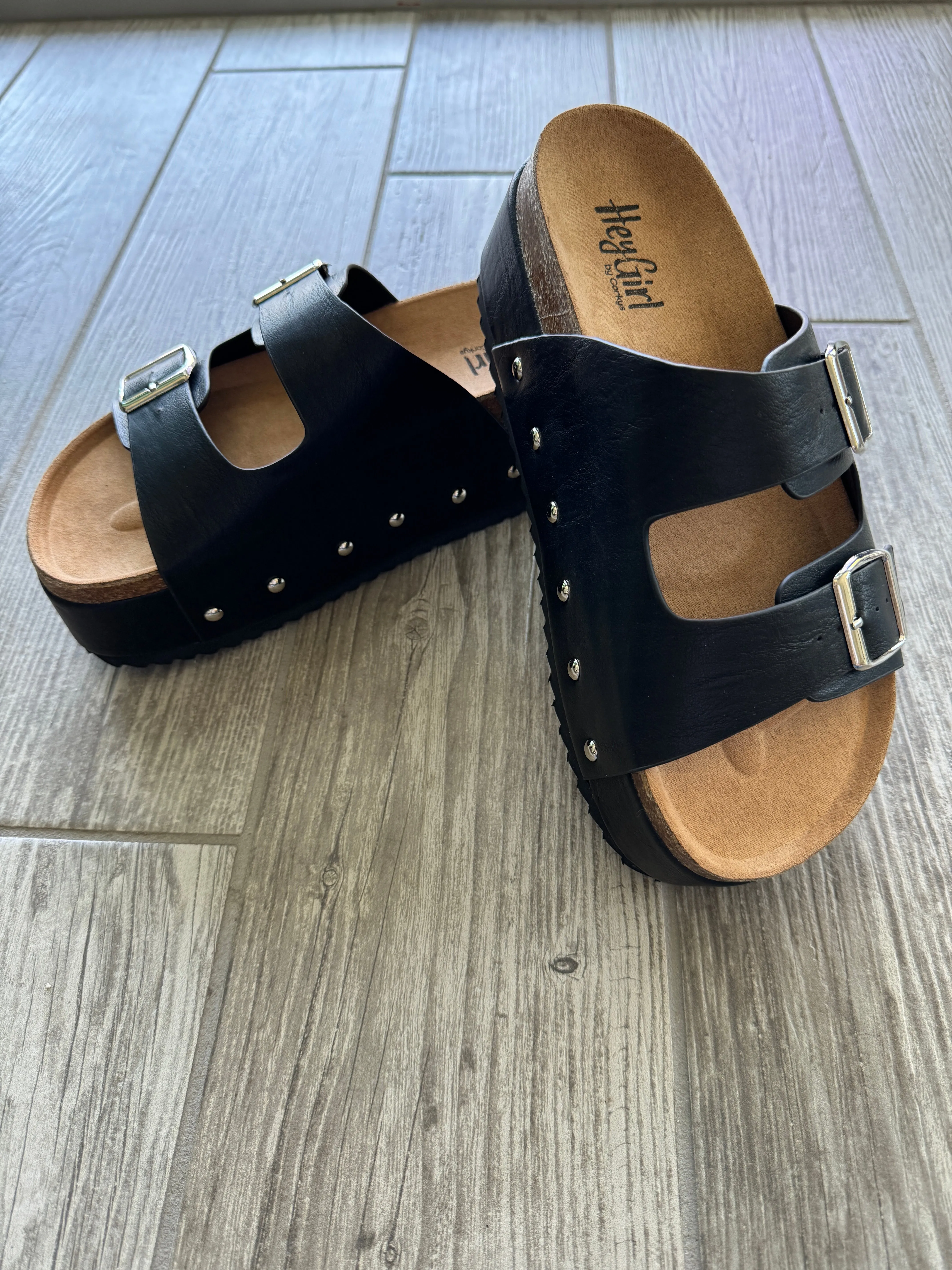Corkys Wannabe Double Strap Sandals