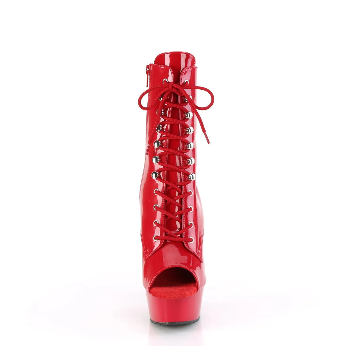 DELIGHT-1021 Pleaser Red Patent Sexy Platform Shoes (Pole Dancing Heels)