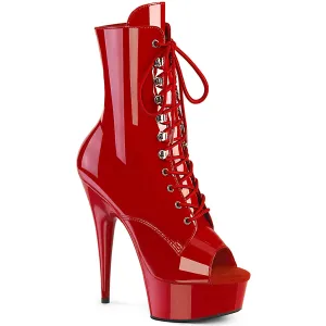 DELIGHT-1021 Pleaser Red Patent Sexy Platform Shoes (Pole Dancing Heels)