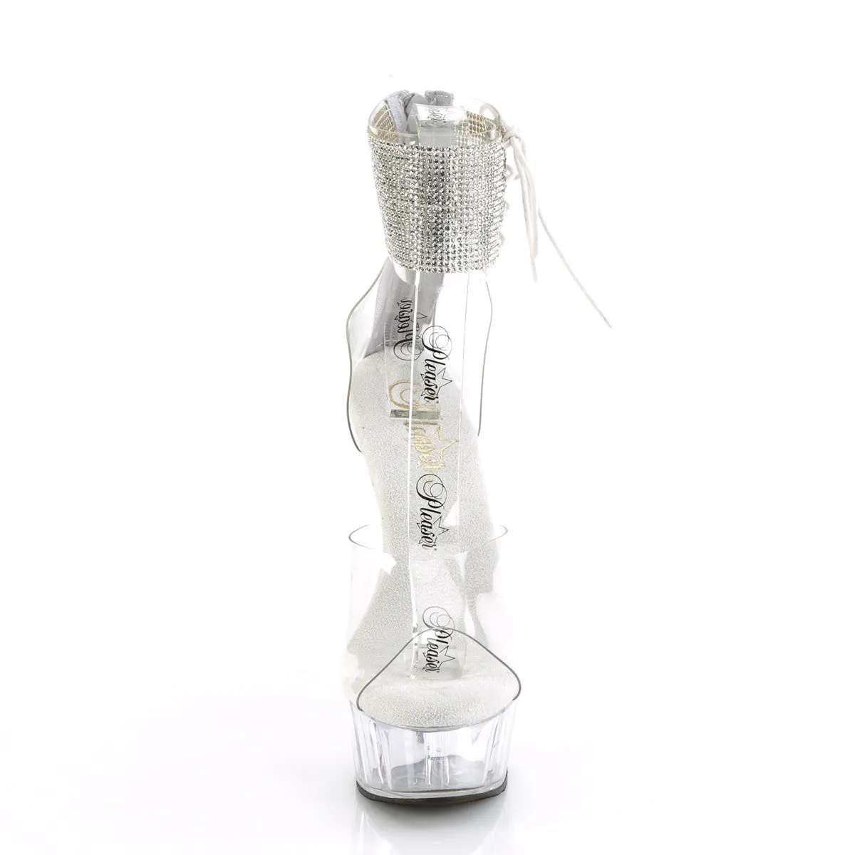 DELIGHT-624RS Pleaser Clear Sexy Platform Shoes (Pole Dancing Heels)