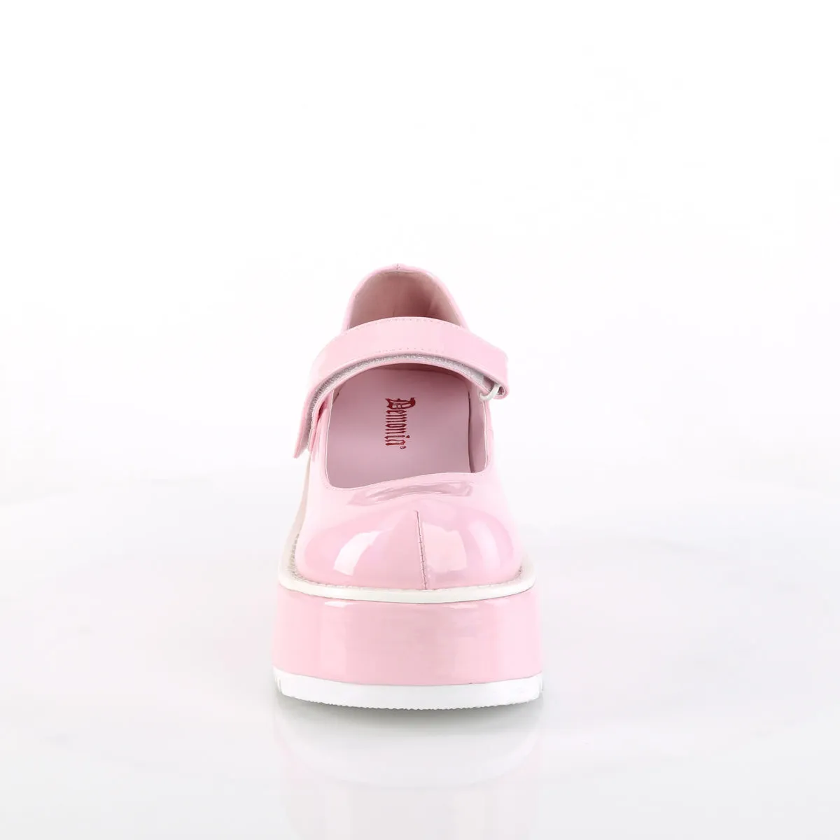 DOLLIE-01 DemoniaCult Baby Pink Patent Sexy Women's Heels & Platform Shoes (Alternative Footwear)