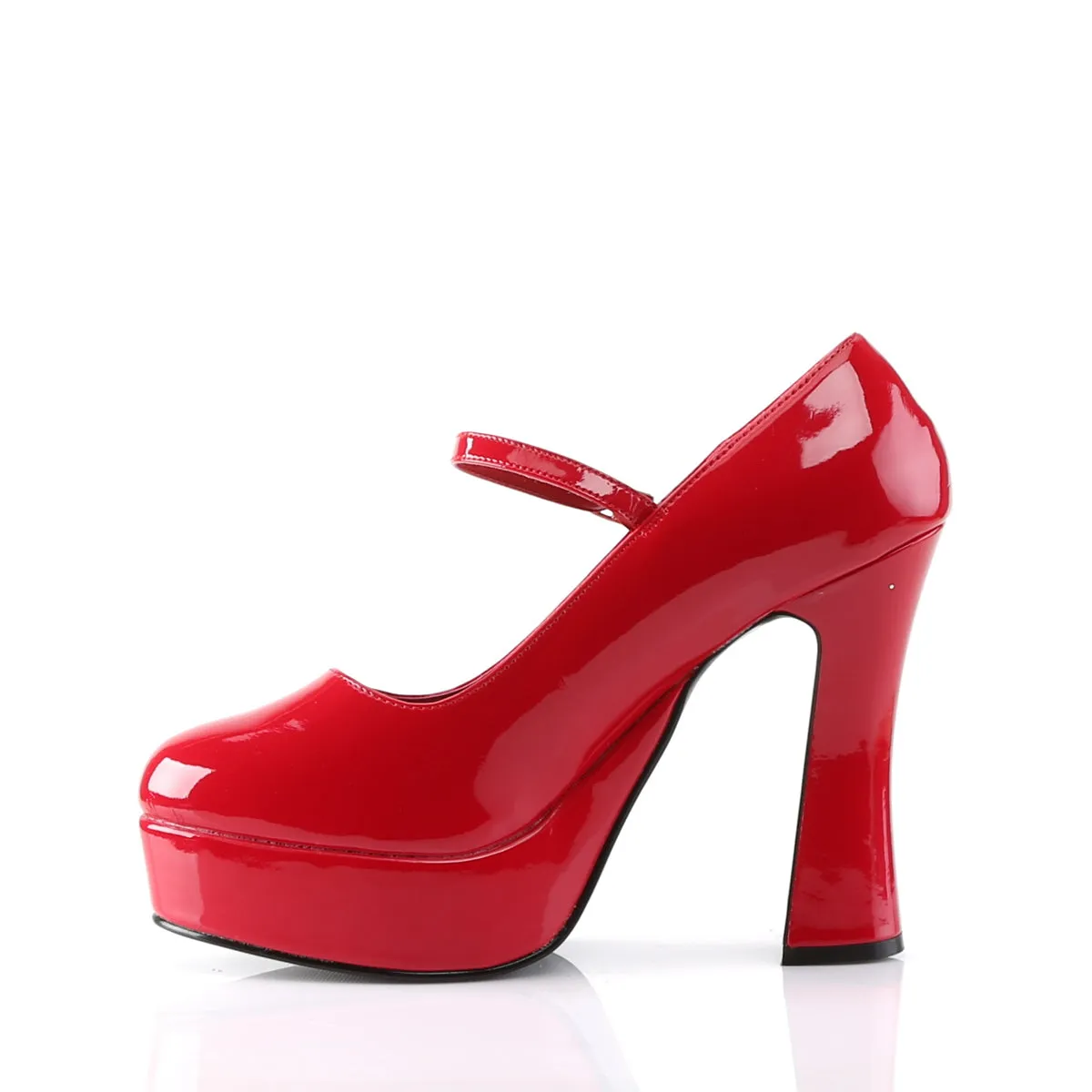 DOLLY-50 DemoniaCult Red Patent Sexy Women's Heels & Platform Shoes (Alternative Footwear)
