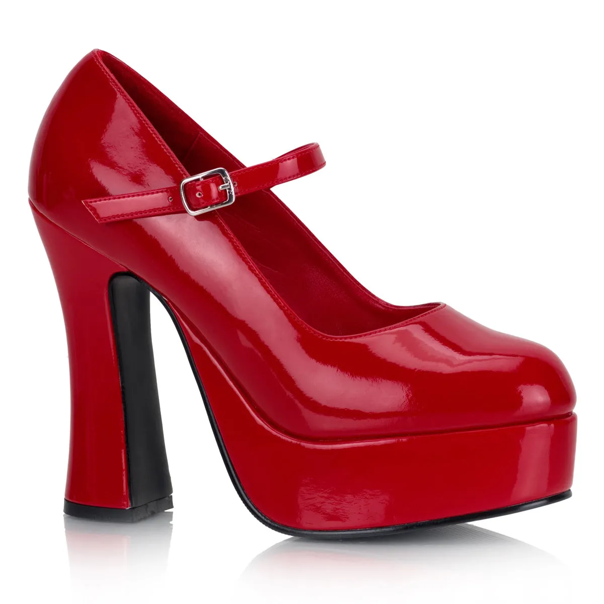 DOLLY-50 DemoniaCult Red Patent Sexy Women's Heels & Platform Shoes (Alternative Footwear)