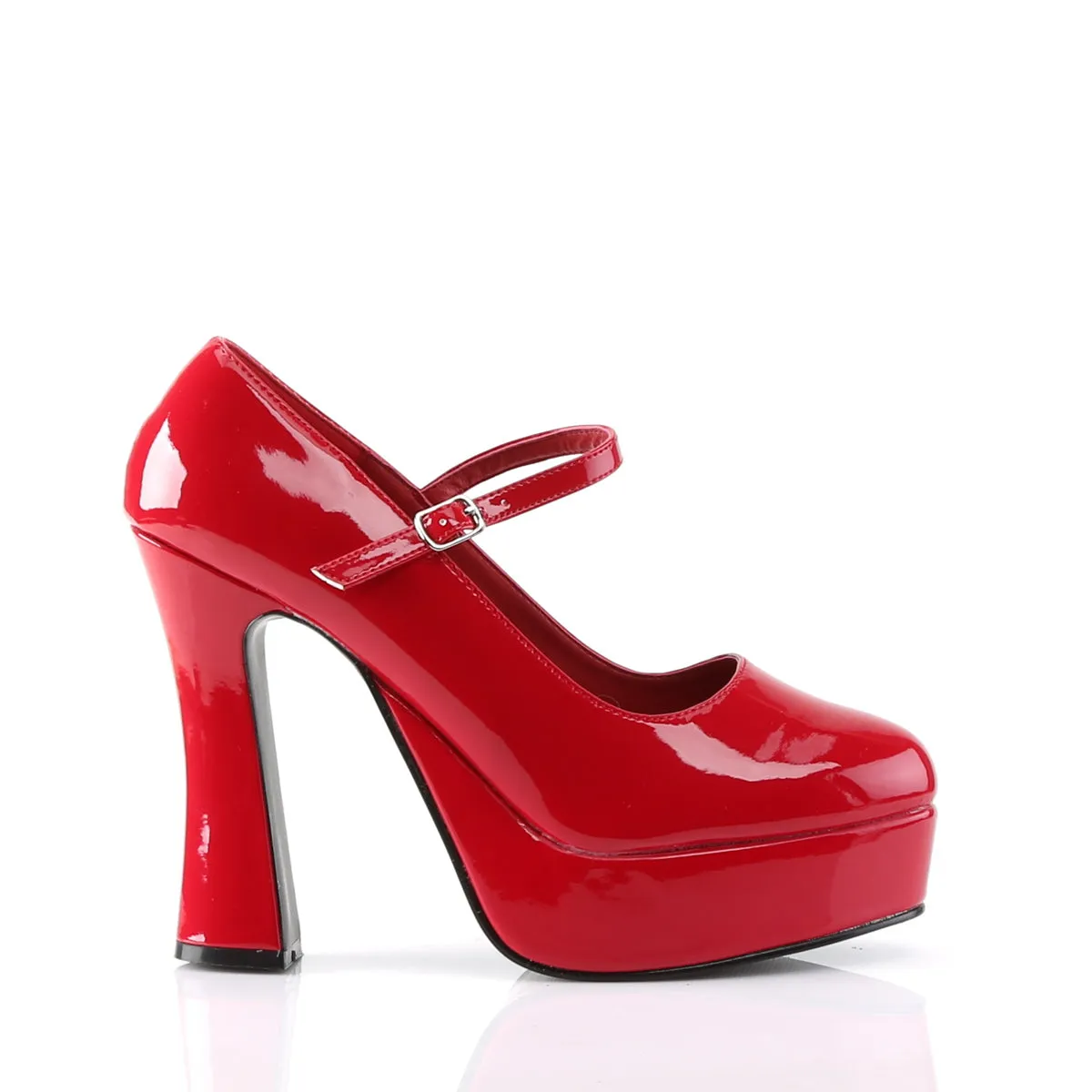 DOLLY-50 DemoniaCult Red Patent Sexy Women's Heels & Platform Shoes (Alternative Footwear)