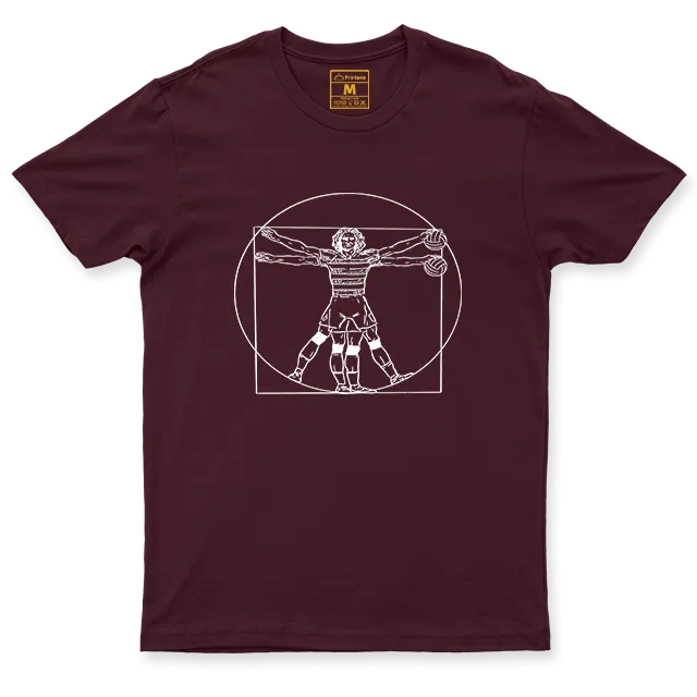 Drifit Shirt: Vitruvian Volleyball