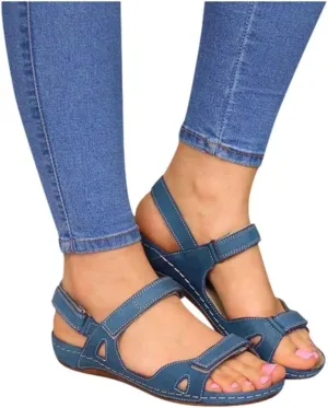 Eduavar Womens Sandals Comfortable, Sandals for Women Dressy Summer Orthopedic Sandals Casual Summer Wedge Shoes