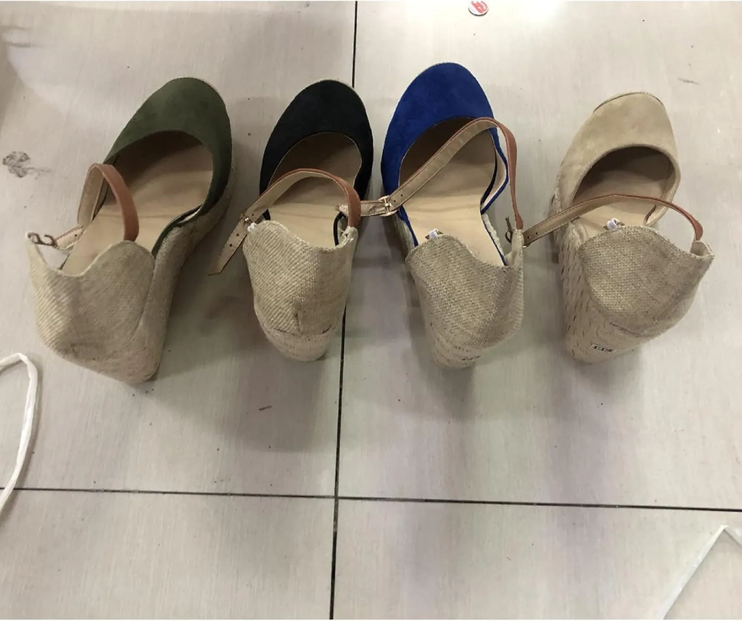 Espadrilles Wedges For Women Close Toe Beach Sandals Summer Dressy Arch Support Sandals Comfortable Ankle Strap Dress Shoes