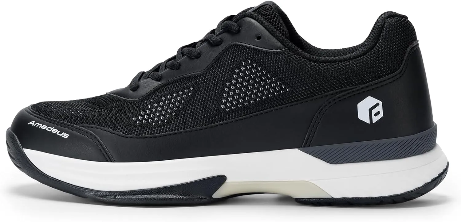 FitVille Wide Pickleball Shoes for Women Tennis Court Shoes Sneakers Court Racquetball Athletic Shoes | Racquet Sport | Arch Support & Wide Toe Box