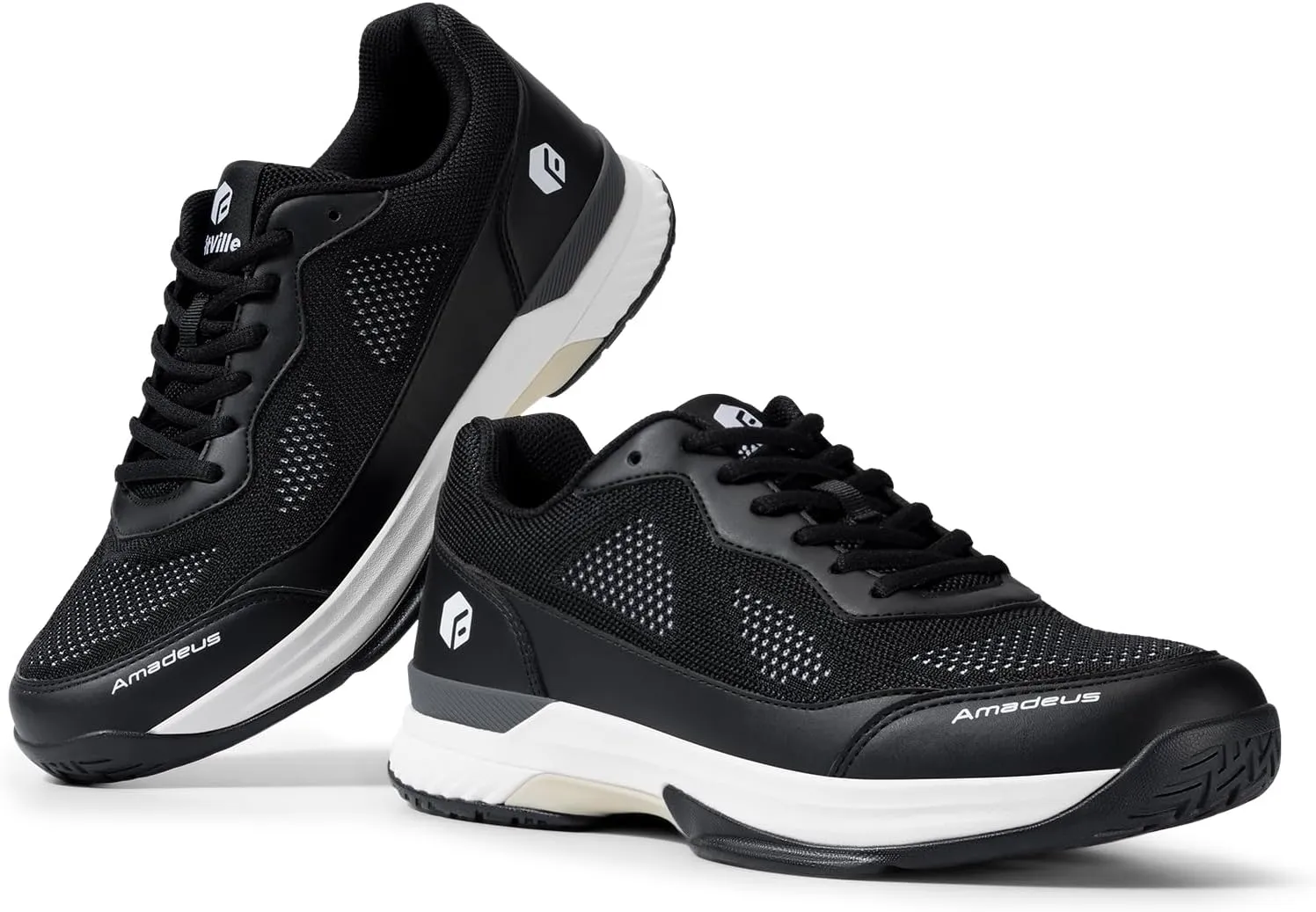 FitVille Wide Pickleball Shoes for Women Tennis Court Shoes Sneakers Court Racquetball Athletic Shoes | Racquet Sport | Arch Support & Wide Toe Box