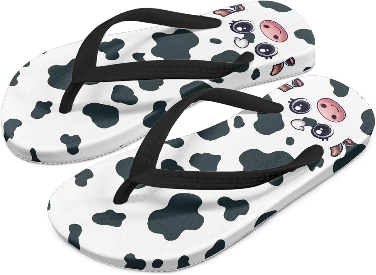 Girls Boys Cartoon Animal Print Flip Flops Sandals Kids Water Shoes Thong Beach Slides Quick Dry