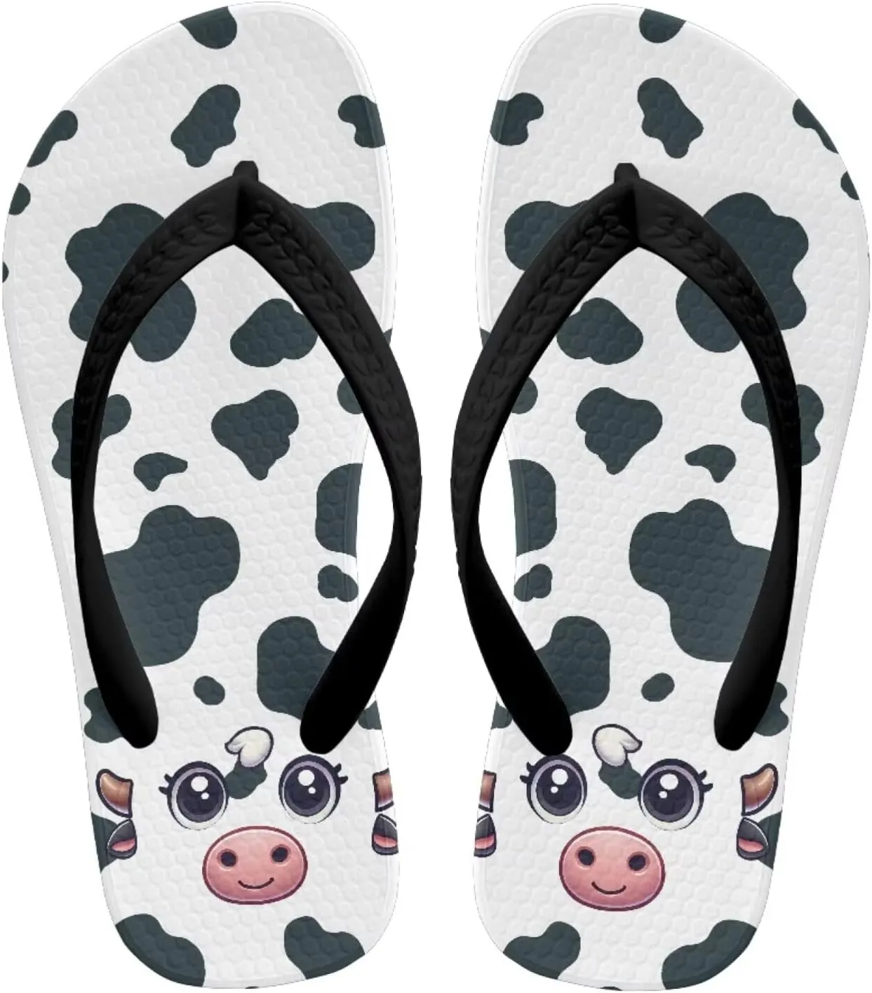 Girls Boys Cartoon Animal Print Flip Flops Sandals Kids Water Shoes Thong Beach Slides Quick Dry