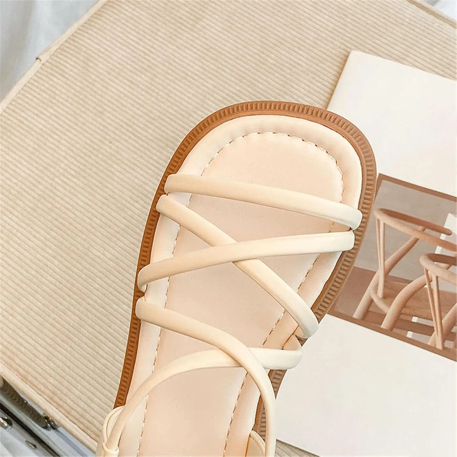 Girls Sandals Open Toe Mesh Design Sandals Flat Sandals Summer Dress Shoes Casual Fashion Winter Toddler Shoes