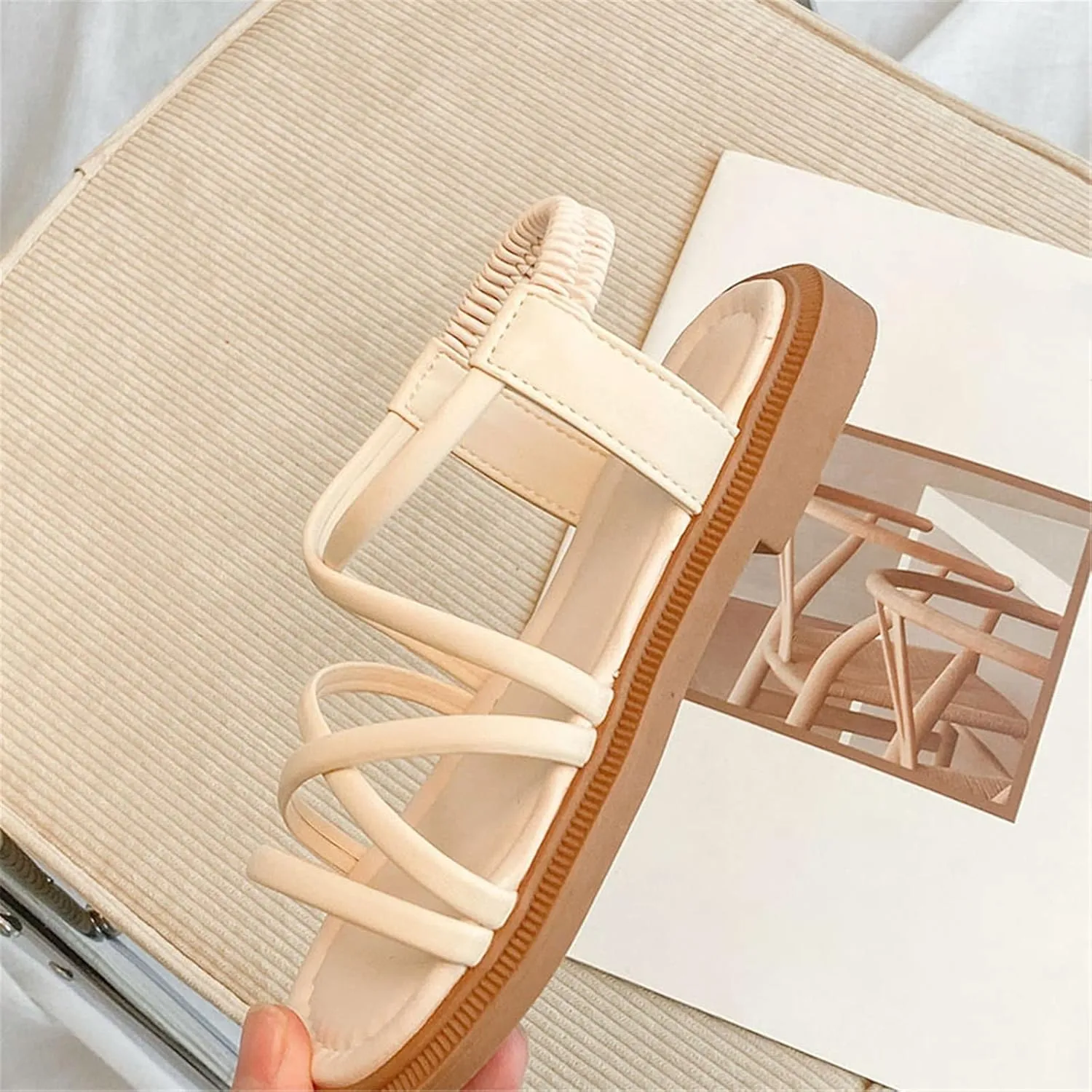 Girls Sandals Open Toe Mesh Design Sandals Flat Sandals Summer Dress Shoes Casual Fashion Winter Toddler Shoes