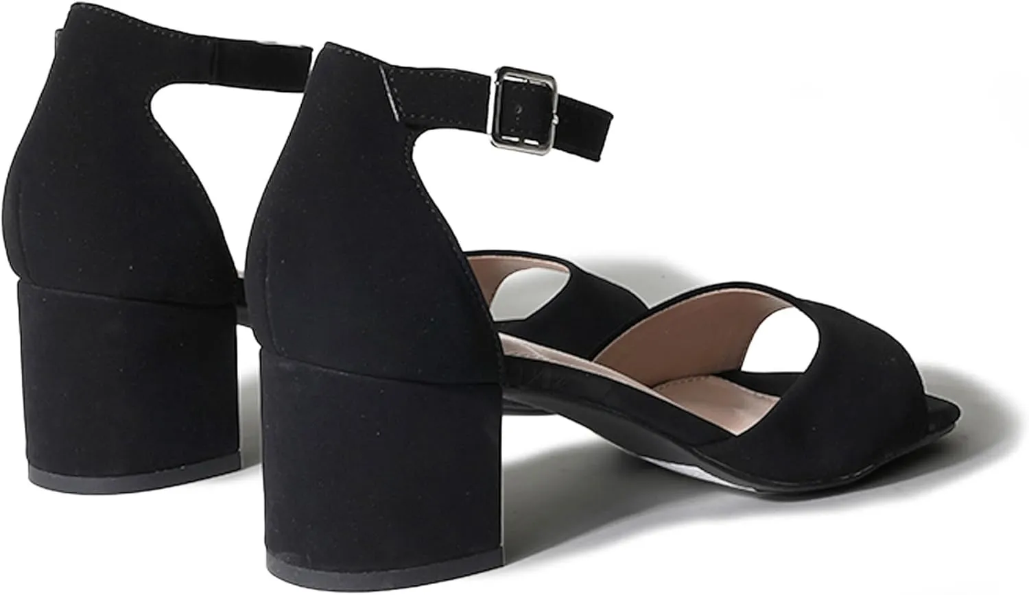 J. Adams Ruth Heeled Sandal ?C Low Block Heels for Women, Short Heel Bridal & Wedding Shoes, Dressy Prom Heels, Elegant Formal Dress Shoes for Bride