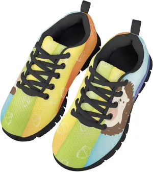 KEIAHUAN Boys Girls Comfort Lightweight Tennis Shoes Washable Strap Athletic Running Shoes Fashion Casual Breathable Mesh Walking Sneakers