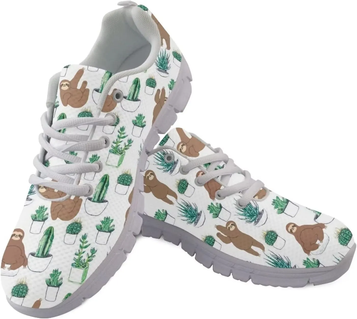 KEIAHUAN Womens Casual Fashion Flats Lightweight Running Shoes Breathable Gym Jogging Sneakers Non Slip Tennis Shoes Fashion Trendy