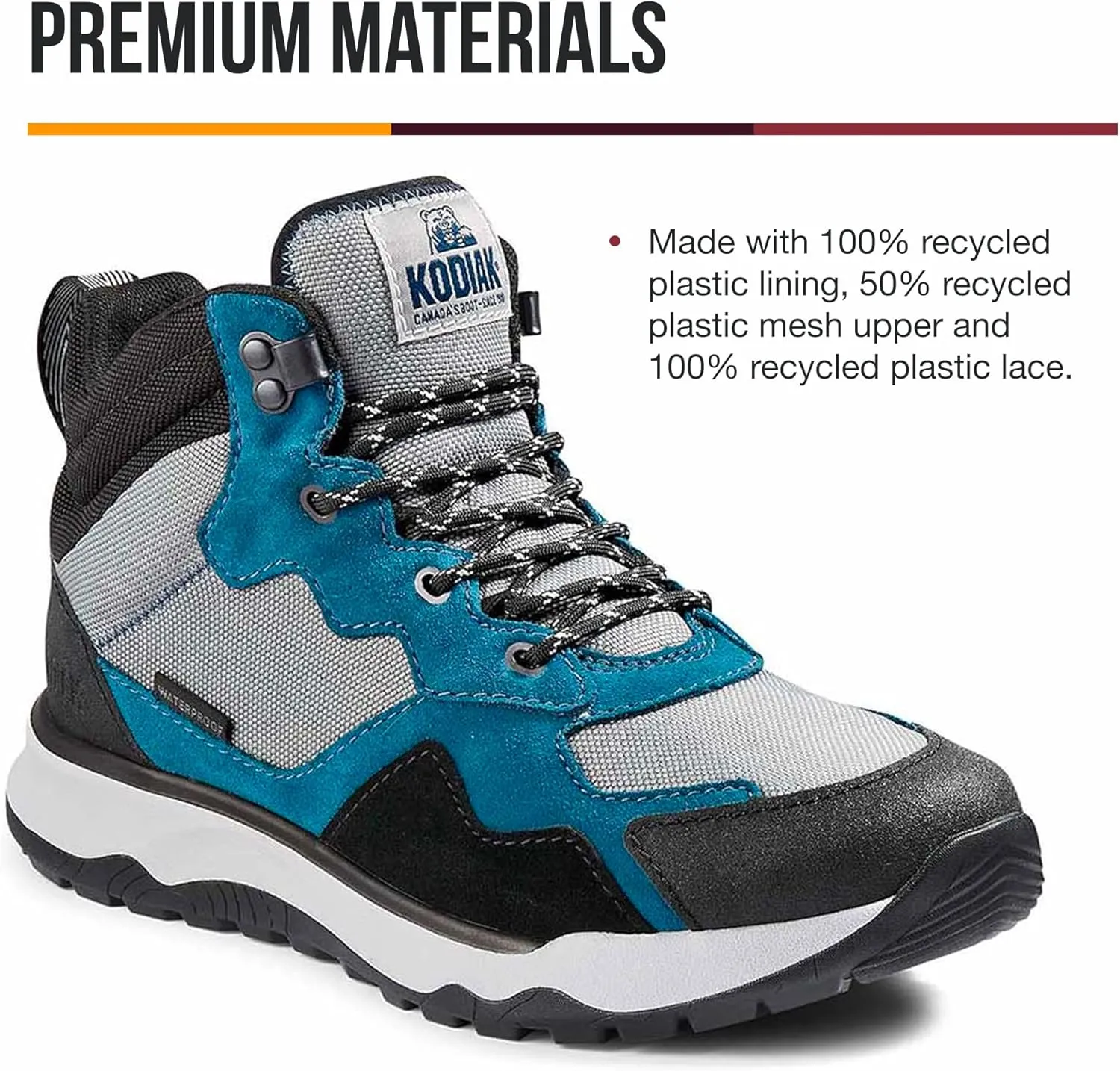 Kodiak Women's Kenosee Mid Cut Waterproof Hiking Boot