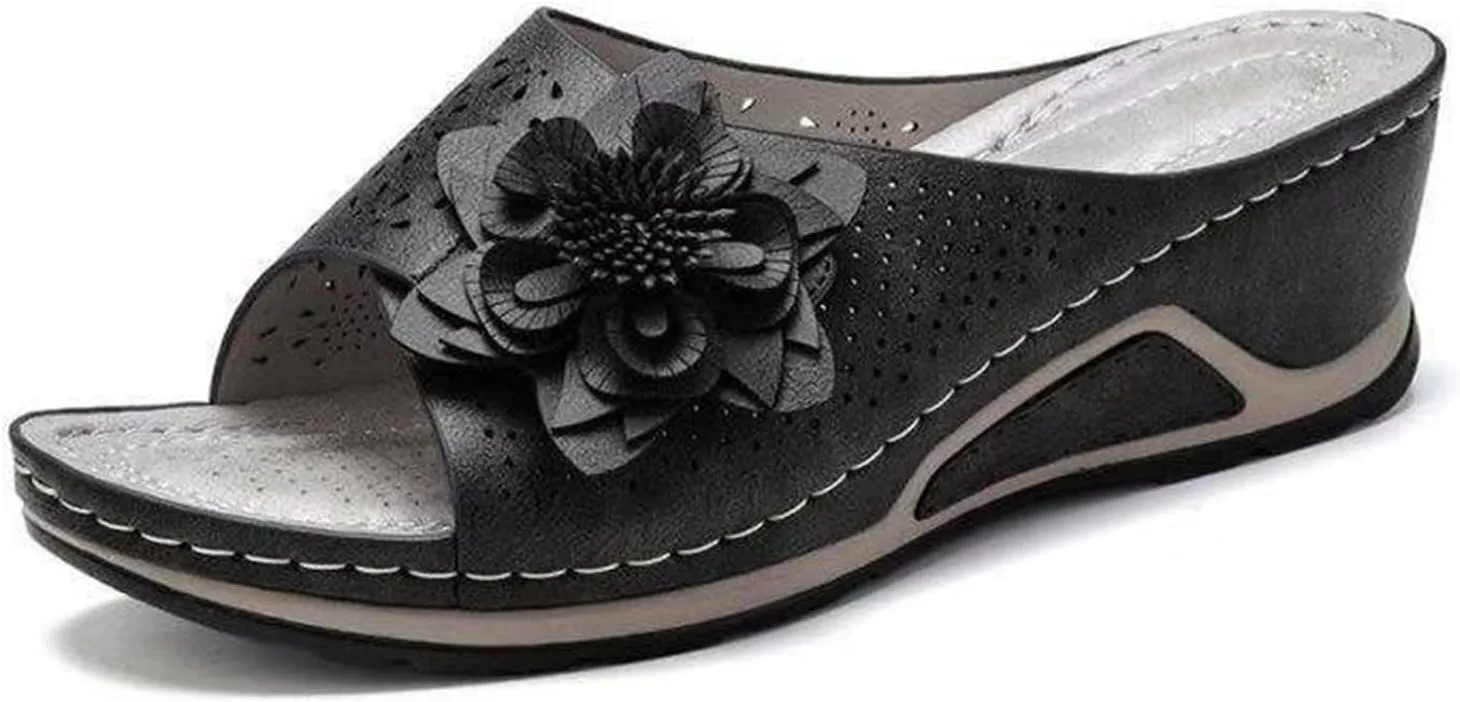 Ladmiple Orthopedic Slippers For Women Plantar Fasciitis Orthotic Sandals Slides Comfortable Dressy Summer Walking Flip Flops