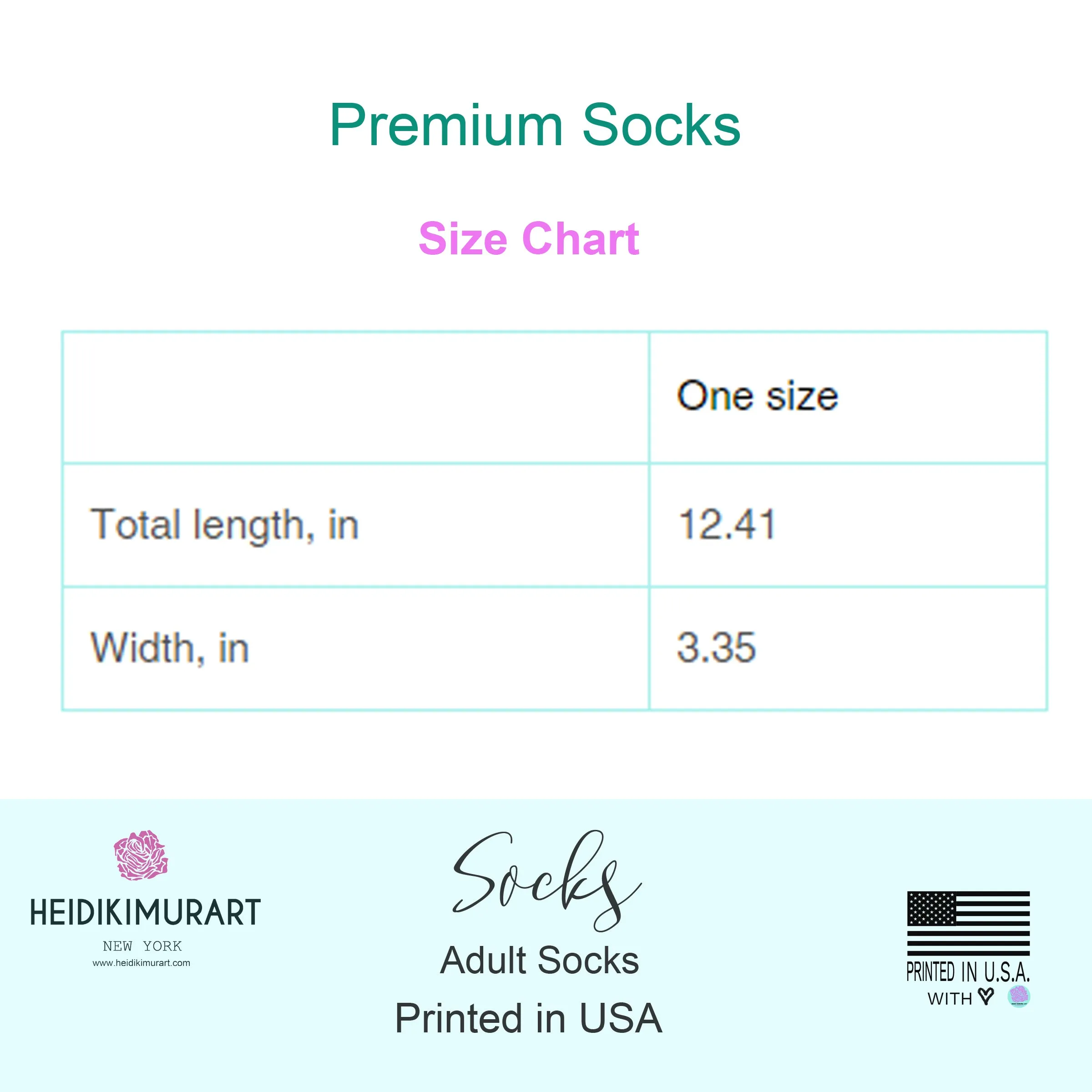 Light Green Socks, St. Patrick's Day Clover Print Unisex One Size Elastic Socks- Printed in USA