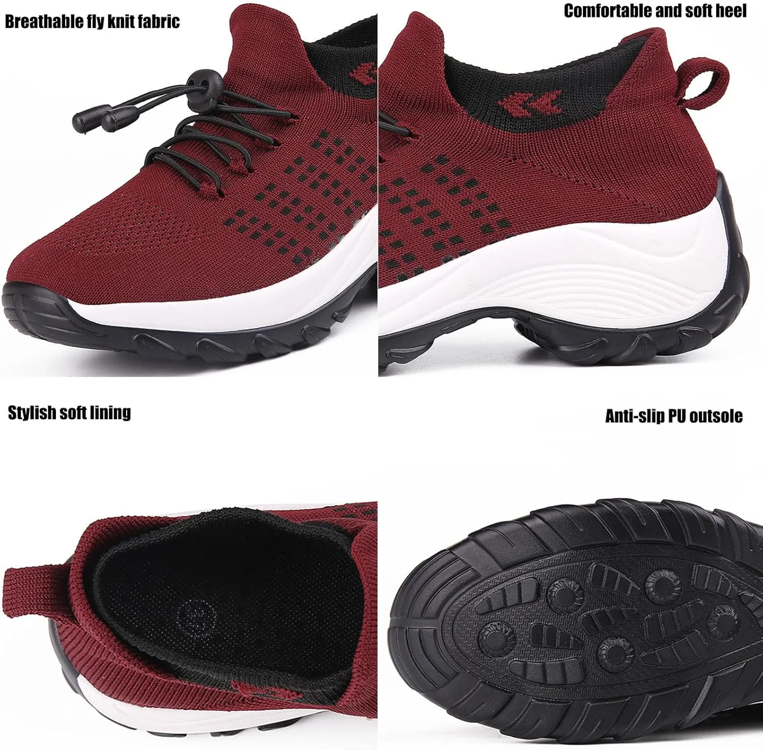 Lightweight Mesh Hiking Shoes,Breathable Orthopedic Sneakers,Non-Slip Trail Running Shoes,for Weightlifting Walking Rock Climbing Wrestling Boxing Travel