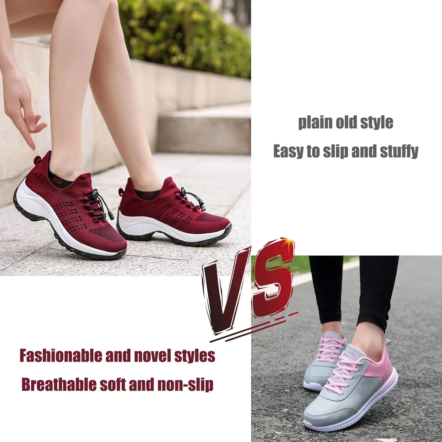 Lightweight Mesh Hiking Shoes,Breathable Orthopedic Sneakers,Non-Slip Trail Running Shoes,for Weightlifting Walking Rock Climbing Wrestling Boxing Travel